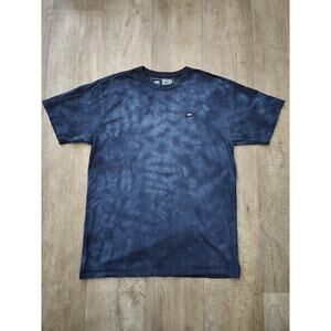 VANS Blue Tie Dye Men's Tshirt Size L Y2K Surf Skate Street